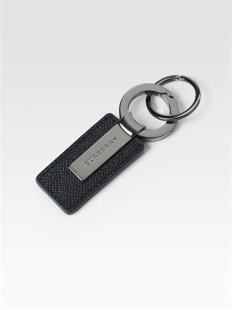 burberry leather rhodes key fob|Burberry Rhodes Key Fob Men .